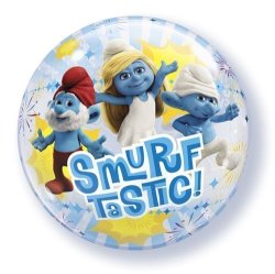 Single Source Party Supplies - 22" Bubble Smurf-tastic Bubble Balloon