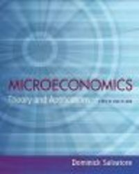 Microeconomics - Theory And Applications hardcover 5th