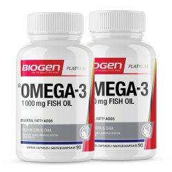 Biogen Platinum Biogen Omega 3 90 + 90 Value Pack