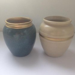Pair Of Elegant Table Vases