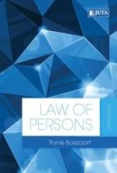 Law Of Persons Paperback 6th Edition