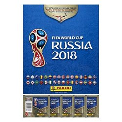 2018 Fifa World Cup Russia Album Soft Cover And 5 Sticker Packs