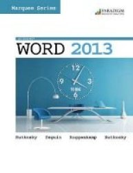 Microsoft Word 2013 Paperback