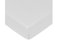 Simon Baker Cotton Percale 200 Tc White Fitted Sheet Xl xd Various Sizes - King Xl xd 183CM X 200CM X 40CM White