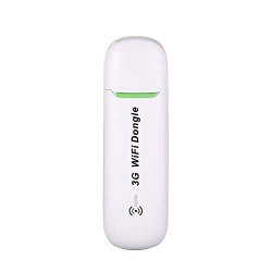 Grborn MINI USB 3G Wifi Hotspot 3G Mobile Router Mobile Wifi USB Dongle Wireless Wcdma Modems With Sim Card Slot White