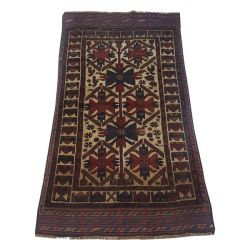 Gorgeous Antique Style Taimani Kilim & Carpet 193 X 116 Cm