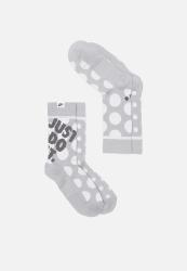 Nike Snkr Sox 2 Pack Socks - Grey & White