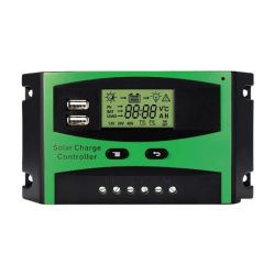 30A Dual USB With Lcd Solar Panel Battery Regulator XF0842