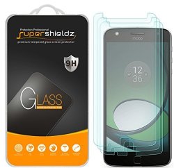 3-PACK Supershieldz For Motorola Moto Z Play Moto Z Play Droid Tempered Glass Screen Protector Anti-scratch Anti-fingerprint Bubble Free Lifetime Replacement Warranty