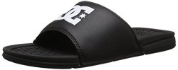 DC Shoes Dc Men's Bolsa Slide Sandal Black 9 M Us