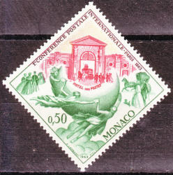 Monaco 1963 Paris Postal Conference Centenary Sg 760 Unmounted Mint Complete Set