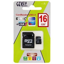 16GB Microsd 10 Micro Sd Sdhc Flash Card + Adapter