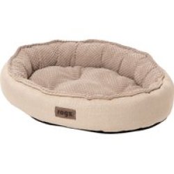 Rogz Athens Oval Cat Bed Beige