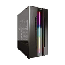 Cougar Gemini S Mid Tower Gaming Case With A Full-sized Tempered Glass Cover And An Integrated Rgb Lighting System Iron-gray