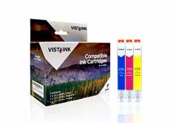 Vista Ink Compatible Canon 251XL Ink Cartridges Canon CLI-251XL High Yield Replacement Color Cartridges For Canon Printers - Cyan Magenta Yellow C m y - 3 PACK