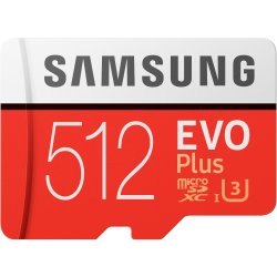 Samsung Evo Plus 512GB Microsdxc With Sd Adapter