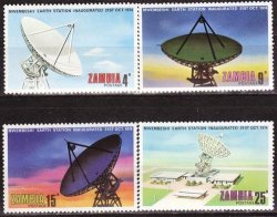 Zambia 1974 Opening Of Mwembeshi Earth Station 222-5