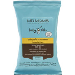 Citiblocs Md Moms Baby Silk Babysafe Sunscreen Towelettes Broad Spectrum Spf 30