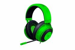 Razer Kraken Gaming Headset 2019: Lightweight Aluminum Frame - Retractable Noise Cancelling MIC - For PC Xbox PS4 Nintendo Switch - Green Renewed