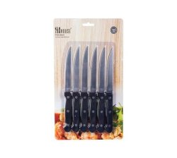 Serrated Steak Knives - 6 Pieces Per Set Pack Of 6