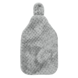 ALWAYS HOME - Hotwater Bottle Bobble Texture Silver