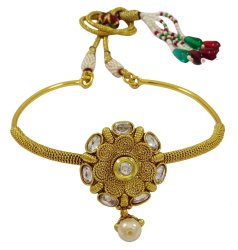 Gold Tone Traditional Ethnic Bollywood Armlet Upper Arm Bracelet Women Jewelry IMOJ-ARM26B