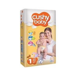 Cushy Baby Newborn 2-5KG Nappies - 42 Pack