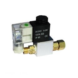 DC24V Electromagnetic Valve 6W IP65 With Connectors For Flame Torch Gas Flow Control
