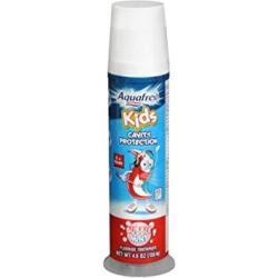 Aquafresh Kids Toothpaste Bubble Mint Pump 4.60 Oz Pack Of 3