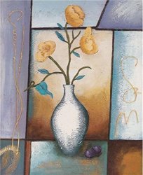 CaylayBrady Oil Painting 'vase With Yellow Flowers' Printing On Perfect Effect Canvas 16X20 Inch 41X50 Cm The Best Dining Room Gallery Art And Home