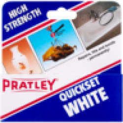 White High Strength Quickset Glue 2 X 18ML