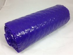 5' X 12" X 5 16" Purple Colored Bubble Wrap Roll Medium Bubbles Perforated Every 12