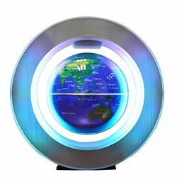 Dreamj Globe Magnetic Levitating Globe Lluminated Floating Globes With LED World Map Decor Home Levitating World Globe Gift Decoration