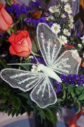 Stunning Set Of 2 Butterlies For Wedding baby Shower Or Any Special Occassion - Light Green Mint