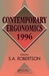 Contemporary Ergonomics 1996 Hardcover