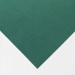 Ingres Pastel Paper Sheet Laid Texture 50X65CM Deep Green