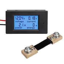 Digital Drok Multimeter Dc 6.5-100v 100a Voltage Amperage Power Energy Meter Dc Volt Amp Tester Watt Meter Lcd Display With Blue Backlight Measuring
