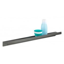 Wenko Bathroom Shelf Maxi - Montella Range - Rustproof Aluminium - Anthracite