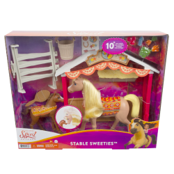 Untamed Stable Sweeties Playset With 2 Horses Paddock And Accessories