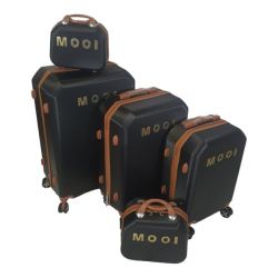 Smte - Quality Luggage Suitcases Hardshell - 360 Degree Wheels - 5 Pieces
