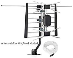 ViewTV 80 Miles Range Digital Passive Outdoor Indoor Attic Hdtv Antenna With Included Mounting Pole
