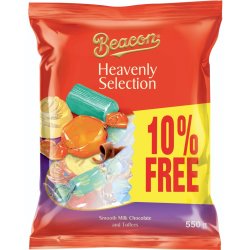 Beacon - Heavenly Selection Milk Chocolate & Toffees 500G