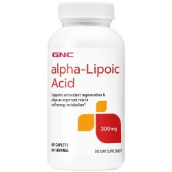 GNC Alpha-lipoic Acid 300 Mg Dietary Supplement 60 Caplets