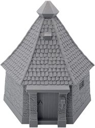 Humble Hut 3D Printed Tabletop Rpg Scenery And Wargame Terrain For 28MM Miniatures