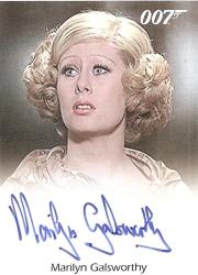 James Bond 50th Anniversary - Marilyn Galsworthy "limited Edition Autograph Card
