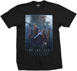 Star Wars The Last Jedi - The Force Composite Mens Black T-Shirt XL