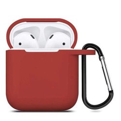 Protective Silicone Case For Airpods Red
