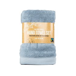 Hand Towels Set 2PC - Dusty Blue
