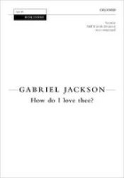 How Do I Love Thee? Sheet Music Vocal Score