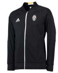 16-17 Juventus Black Anthem Jacket - Large
